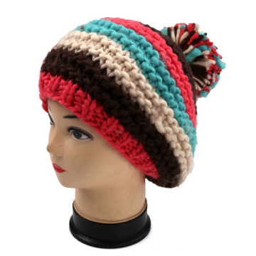 OEM Moda Design Hand Knit Beret Hat